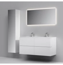 Комплект мебели белый глянец 121 см Am.Pm Spirit V2.0 M70AFHD1202WG + M70AWCD1202WG + M71AMOX1001SA