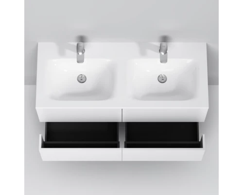 Комплект мебели белый глянец 121 см Am.Pm Spirit V2.0 M70AFHD1202WG + M70AWCD1202WG + M71AMOX1001SA