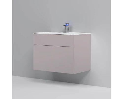 Тумба с раковиной серый матовый 80,8 см Am.Pm Inspire 2.0 M50AFHX0803EGM + M50AWPX0801WG