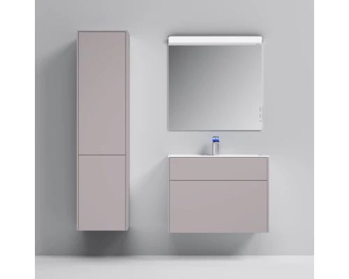 Тумба с раковиной серый матовый 80,8 см Am.Pm Inspire 2.0 M50AFHX0803EGM + M50AWPX0801WG