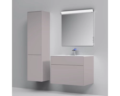Тумба с раковиной серый матовый 80,8 см Am.Pm Inspire 2.0 M50AFHX0803EGM + M50AWPX0801WG