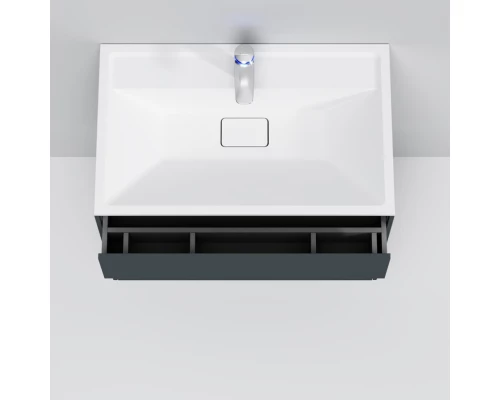 Комплект мебели графит матовый 80,8 см Am.Pm Inspire 2.0 M50AFHX0803GM + M50AWPX0801WG + M50AMOX0801SA