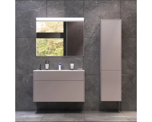 Комплект мебели серый матовый 100,8 см Am.Pm Inspire 2.0 M50AFHX1003EGM + M50AWPX1001WG + M50AMOX1001SA