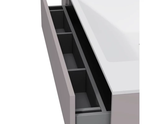 Комплект мебели серый матовый 100,8 см Am.Pm Inspire 2.0 M50AFHX1003EGM + M50AWPX1001WG + M50AMOX1001SA