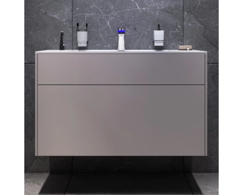 Комплект мебели серый матовый 100,8 см Am.Pm Inspire 2.0 M50AFHX1003EGM + M50AWPX1001WG + M50AMOX1001SA