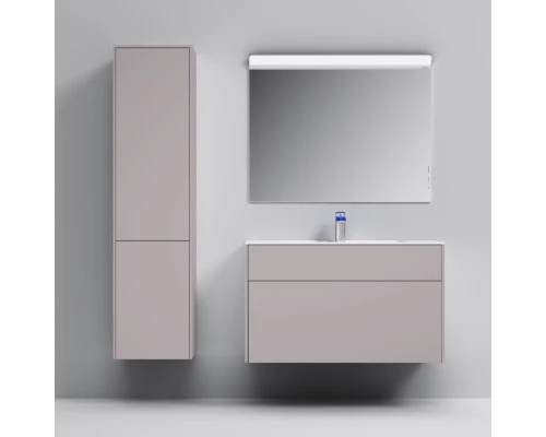 Комплект мебели серый матовый 100,8 см Am.Pm Inspire 2.0 M50AFHX1003EGM + M50AWPX1001WG + M50AMOX1001SA