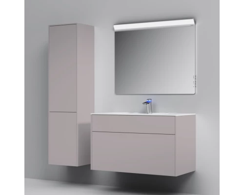 Тумба с раковиной серый матовый 100,8 см Am.Pm Inspire 2.0 M50AFHX1003EGM + M50AWPX1001WG