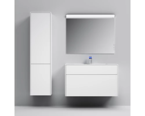 Тумба с раковиной белый матовый 100,8 см Am.Pm Inspire 2.0 M50AFHX1003WM + M50AWPX1001WG