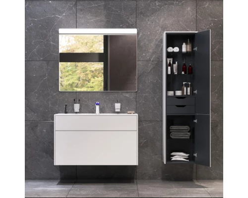 Тумба с раковиной белый матовый 100,8 см Am.Pm Inspire 2.0 M50AFHX1003WM + M50AWPX1001WG