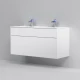 Тумба с раковиной белый матовый 120,8 см Am.Pm Inspire 2.0 M50AFHX1203WM + M50AWPC1201WG