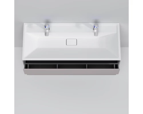 Комплект мебели серый матовый 120,8 см Am.Pm Inspire 2.0 M50AFHX1203EGM + M50AWPC1201WG + M50AMOX1201SA