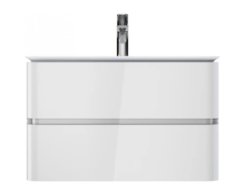 Тумба с раковиной белый глянец 80 см Am.Pm Sensation M30FHX0802WG + M30WPC0801WG
