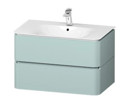 Тумба с раковиной мятный глянец 80 см Am.Pm Sensation M30FHX0802GG + M30WPC0801WG