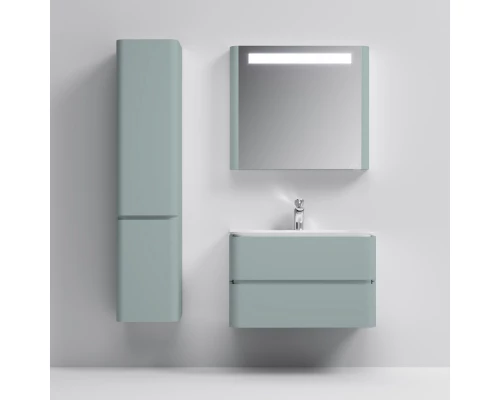Тумба с раковиной мятный глянец 80 см Am.Pm Sensation M30FHX0802GG + M30WPC0801WG