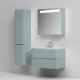 Тумба с раковиной мятный глянец 80 см Am.Pm Sensation M30FHX0802GG + M30WPC0801WG