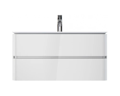 Тумба с раковиной белый глянец 100 см Am.Pm Sensation M30FHX1002WG + M30WPC1001WG