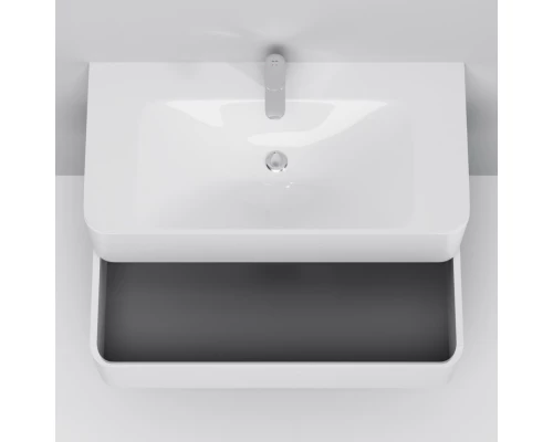 Тумба с раковиной белый глянец 100 см Am.Pm Sensation M30FHX1002WG + M30WPC1001WG