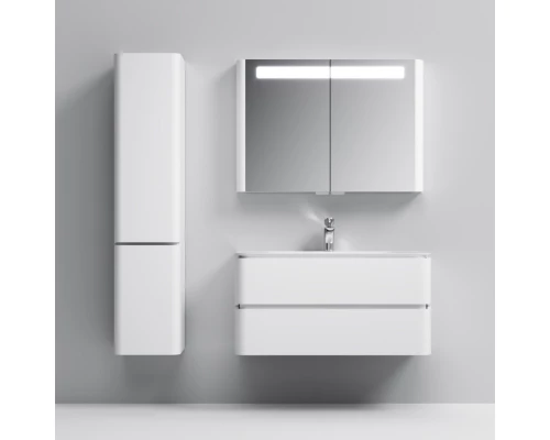 Тумба с раковиной белый глянец 100 см Am.Pm Sensation M30FHX1002WG + M30WPC1001WG