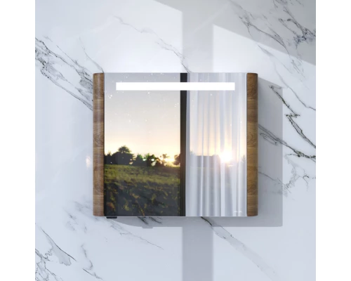 Комплект мебели орех 80 см Am.Pm Sensation M30FHX0802NF + M30WPC0801WG + M30MCR0801NF