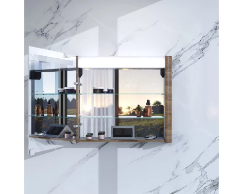 Комплект мебели орех 80 см Am.Pm Sensation M30FHX0802NF + M30WPC0801WG + M30MCL0801NF