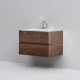 Тумба с раковиной орех 80 см Am.Pm Sensation M30FHX0802NF + M30WPC0801WG