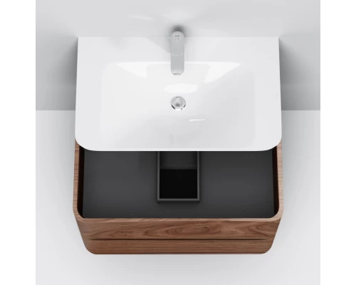 Тумба с раковиной орех 80 см Am.Pm Sensation M30FHX0802NF + M30WPC0801WG