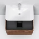 Тумба с раковиной орех 80 см Am.Pm Sensation M30FHX0802NF + M30WPC0801WG