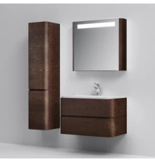 Комплект мебели табачный дуб 80 см Am.Pm Sensation M30FHX0802TF + M30WPC0801WG + M30MCL0801TF