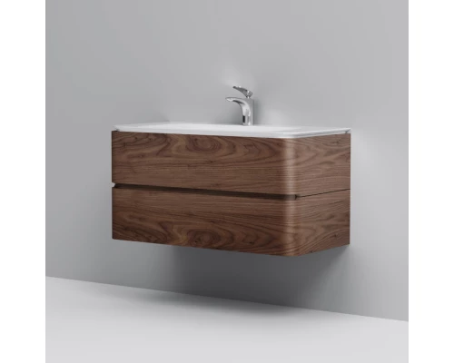 Комплект мебели орех 100 см Am.Pm Sensation M30FHX1002NF + M30WPC1001WG + M30MCX1001NF