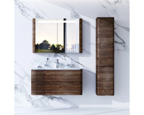 Тумба с раковиной орех 100 см Am.Pm Sensation M30FHX1002NF + M30WPC1001WG