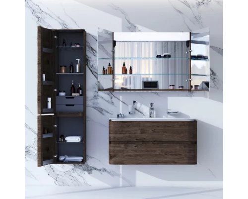 Комплект мебели табачный дуб 100 см Am.Pm Sensation M30FHX1002TF + M30WPC1001WG + M30MCX1001TF