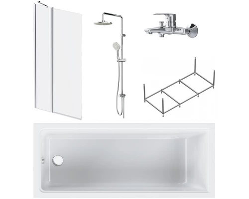 Акриловая ванна 170x70 см Am.Pm Gem W90ASET-170D3W5