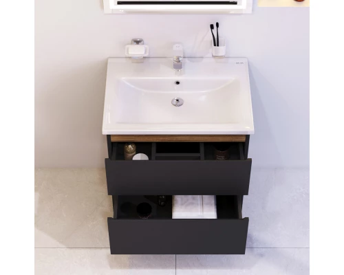 Тумба черный матовый 62,5 см Am.Pm X-Joy M85AFHX0652BM