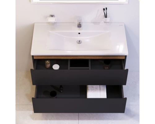 Тумба черный матовый 97 см Am.Pm X-Joy M85AFHX1002BM