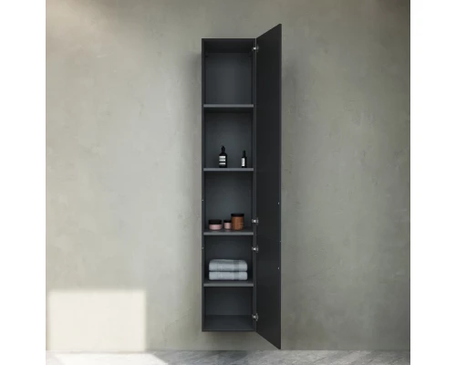 Пенал подвесной черный матовый R Art&Max Gem M90CHR0306BM