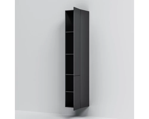 Пенал подвесной черный матовый R Art&Max Gem M90CHR0306BM