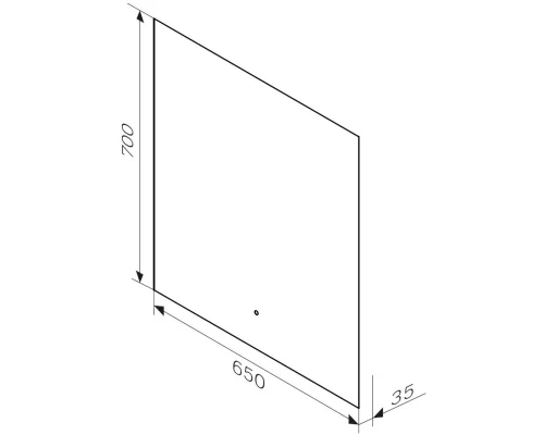 Зеркало 65x70 см Am.Pm X-Joy M85MOX10651S