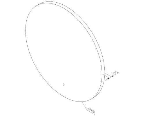 Зеркало 80x80 см Am.Pm X-Joy M85MOX40801S