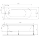 Акриловая ванна 160x70 см Am.Pm X-Joy W94A-160-070W-A1