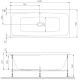 Акриловая ванна 150x70 см Am.Pm Func W84A-150-070W-A
