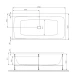Акриловая ванна 170x80 см Am.Pm Func W84A-170-080W-A
