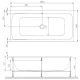 Акриловая ванна 180x80 см Am.Pm Func W84A-180-080W-A