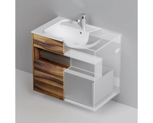 Тумба темное дерево 80 см Am.Pm Func M8FFUX0801OF