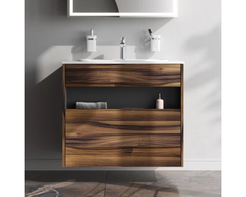 Тумба темное дерево 80 см Am.Pm Func M8FFUX0801OF