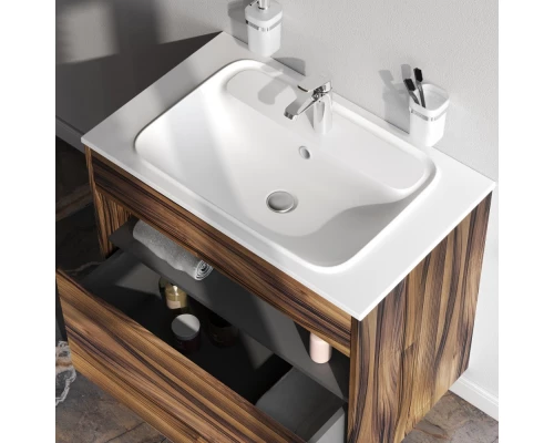 Тумба темное дерево 80 см Am.Pm Func M8FFUX0801OF