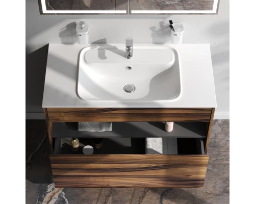 Тумба темное дерево 100 см Am.Pm Func M8FFUX1001OF