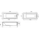Акриловая ванна 170x70 см Am.Pm Gem S W93A-170-070B-A