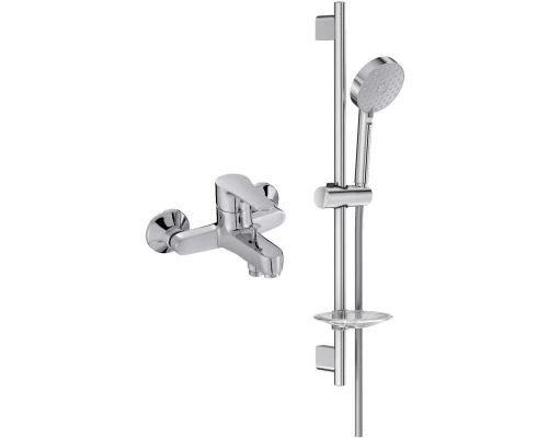 Смеситель для ванны Jacob Delafon July E16033-4-CP + E99898RU-CP