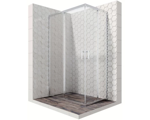 Душевой уголок 120х80 см Ambassador Kingston 14011101 прозрачное