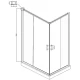 Душевой уголок 120х80 см Ambassador Kingston 14011101 прозрачное